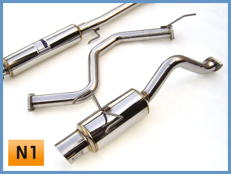 Invidia 92-95 Civic EF6 3DR 60mm (101mm tip) Cat-back Exhaust - eliteracefab.com