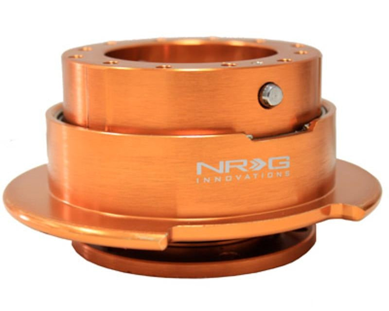 NRG Quick Release Gen 2.5 Orange Body Titanium Chrome Ring - SRK-250OR NRG