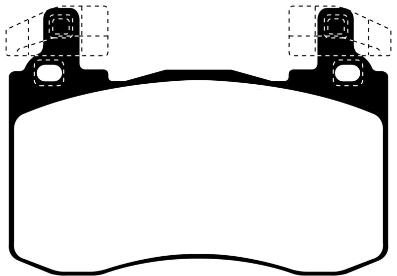 EBC 2019+ Genesis G70 2.0T (Brembo) Yellowstuff Front Brake Pads - eliteracefab.com