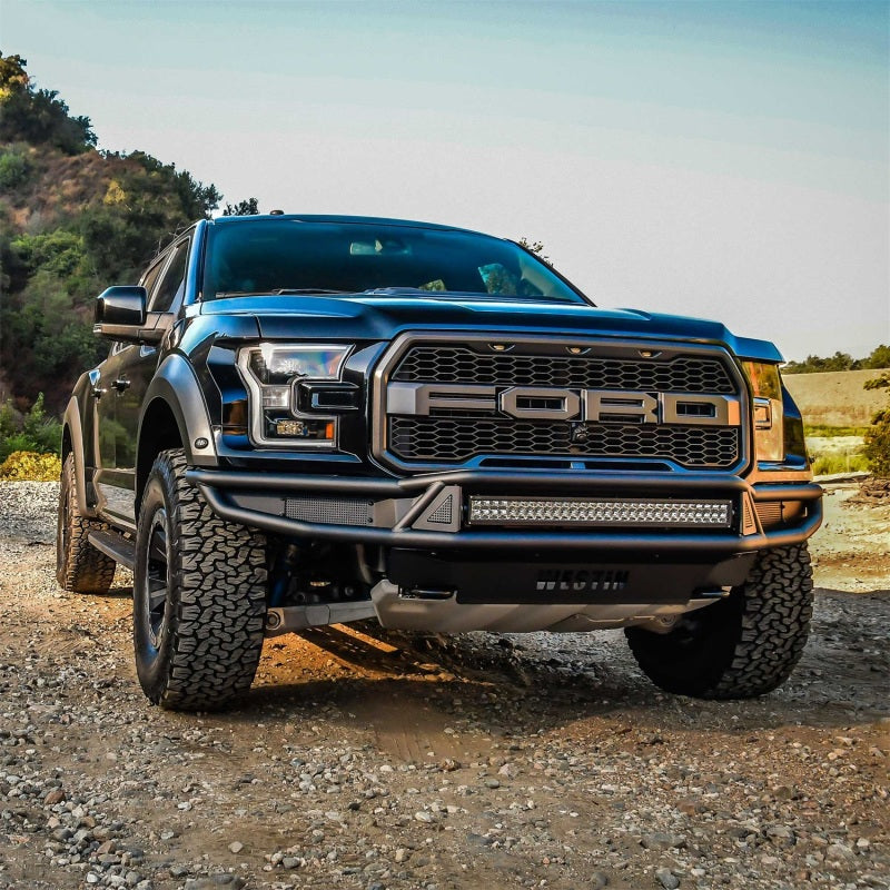Westin 17-20 Ford F-150 Raptor Outlaw Front Bumper - Tex. Blk Westin