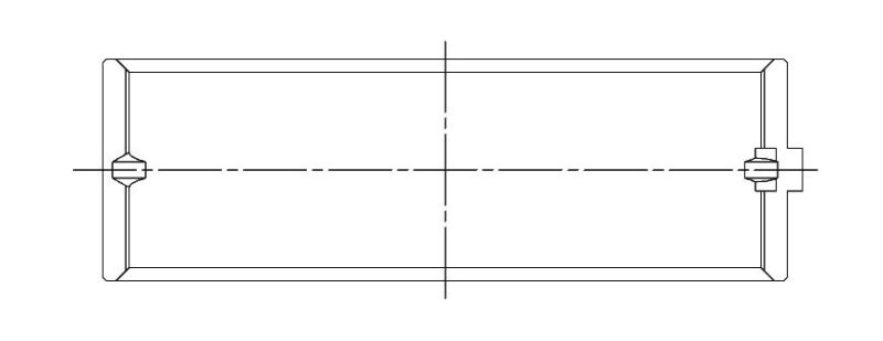ACL 5M429HC-10 Chevy 265/283/302/327 .010 Oversized Main Bearing Set - CT-1 Coated