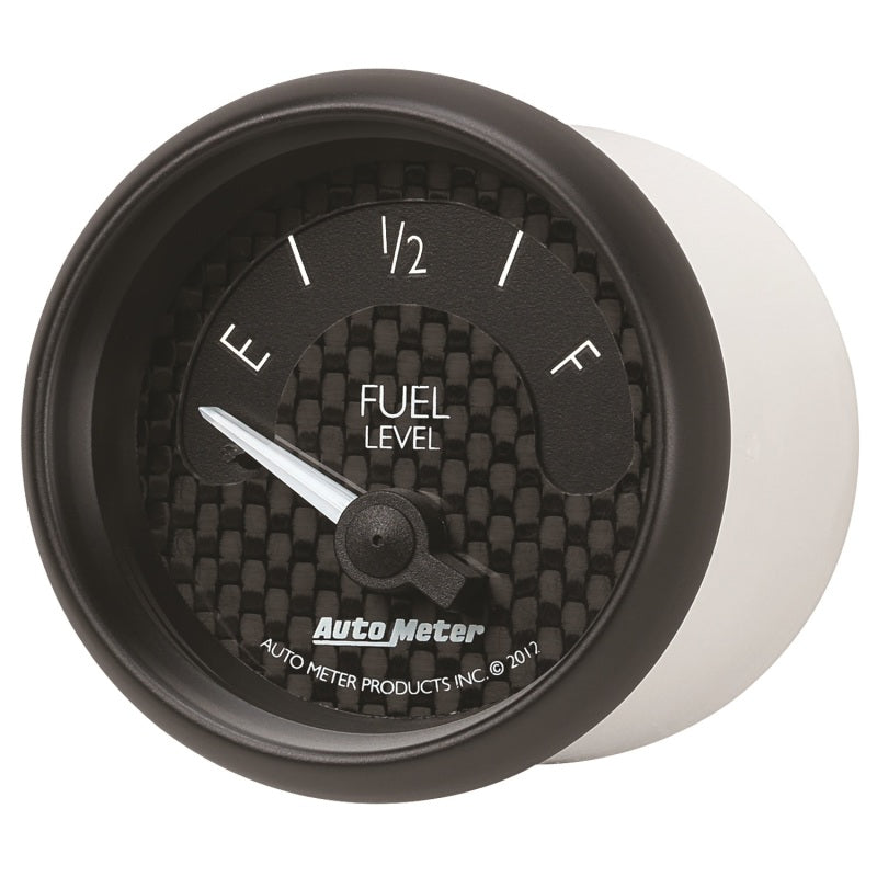 Autometer GT Series 52mm Short Sweep Electronic 240-33 ohms Fuel Level (For use w/ 3262) 8016