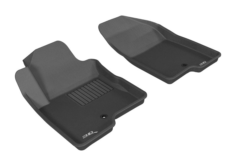 3D MAXpider L1JP00911509 2007-2017 Jeep Compass/Patriot Kagu 1st Row Floormat - Black