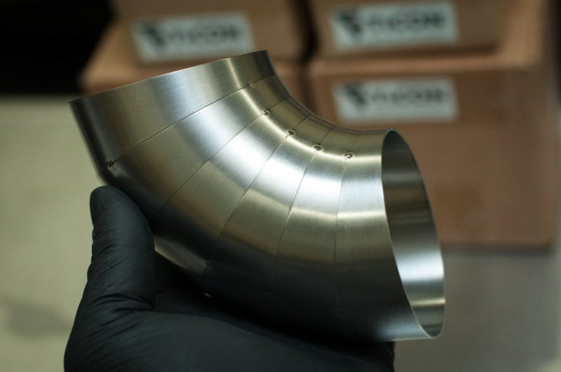 Ticon 2.0in 7.5° 1D/2in CLR Tight Radius 1mm Wall Titanium Pie Cuts 6pk