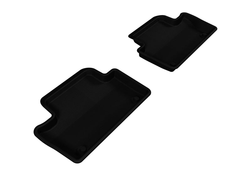 3D MAXpider L1VV01521509 2010-2017 Volvo XC60 Kagu 2nd Row Floormats - Black