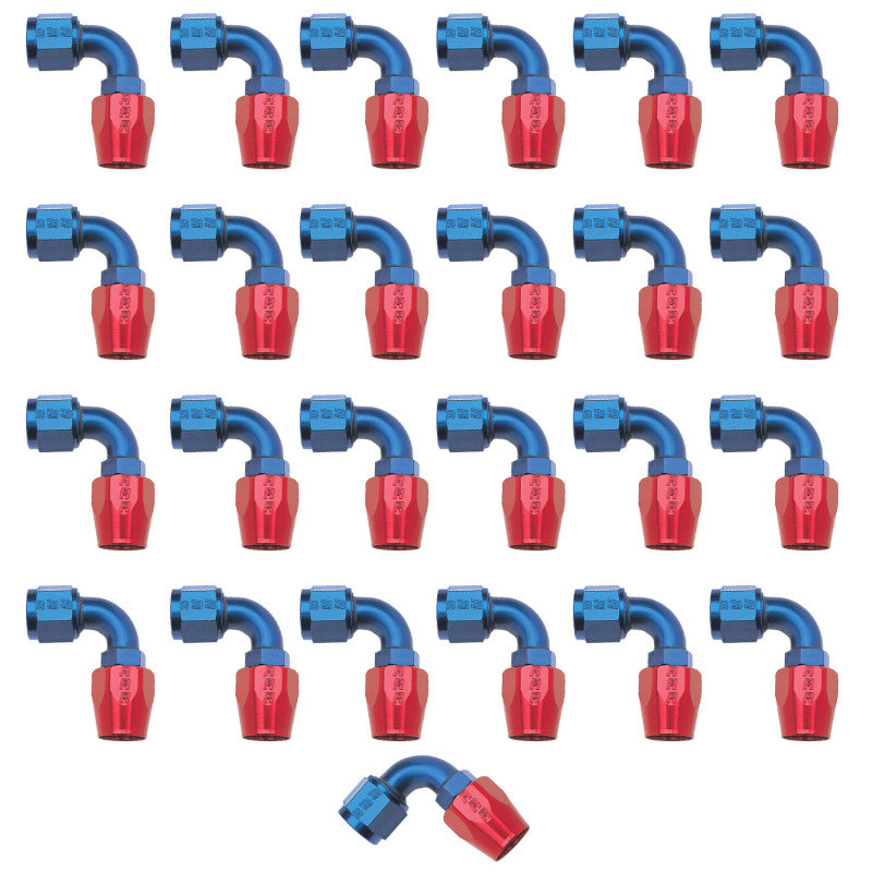 Russell Hose End -8 AN 90° 25-Pack - 610178