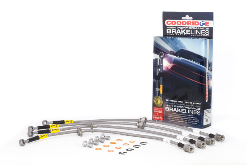 Goodridge 24215 G-STOP stainless steel brake line kit for 2002-2007 Subaru Impreza