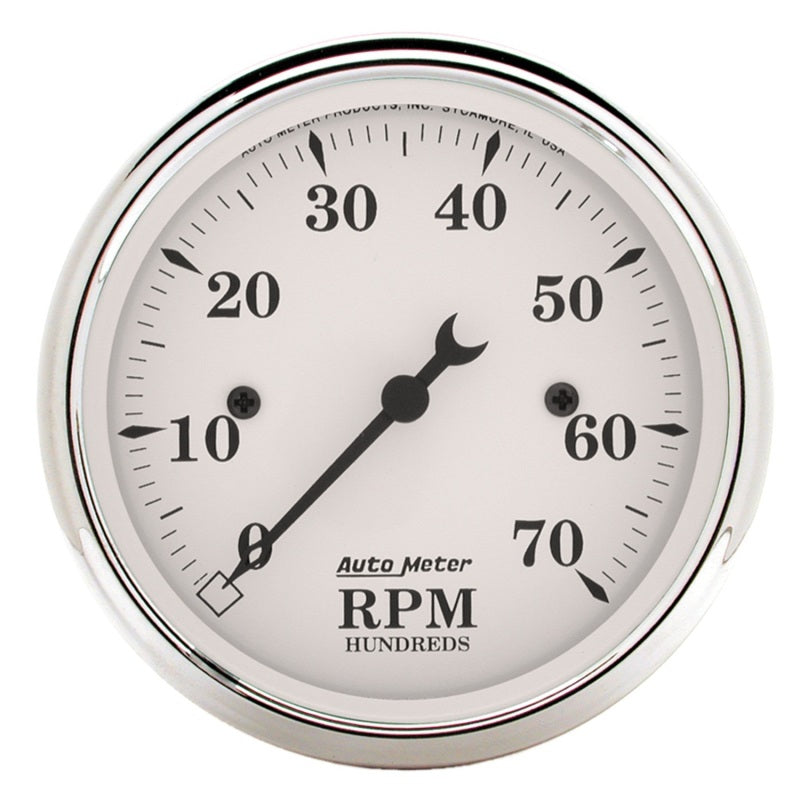 Autometer 3 1/8 inch 7000rpm Old Tyme Tachometer 1695