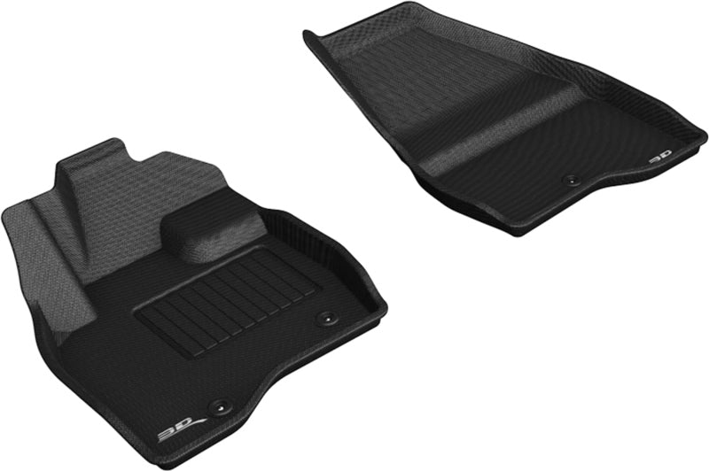 3D MAXpider L1FR11111509 2017-2019 Ford Explorer Kagu 1st Row Floormat - Black