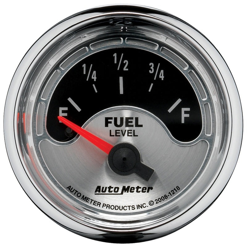 Autometer American Muscle Gauge Fuel Level 2 1/16in 16e To 158f Elec American Muscle 1218