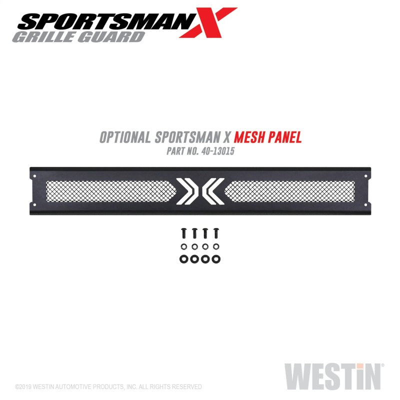 Westin 19-21 Chevy 1500 Sportsman X Grille Guard - Textured Black (Excl. 2019 Silverado LD) Westin