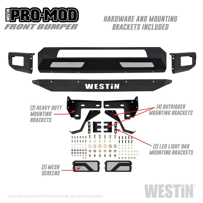 Westin 18-19 Ford F-150 Pro-Mod Front Bumper Westin