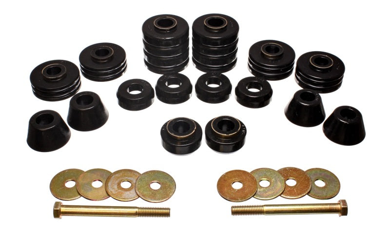 Energy Suspension Black Body Cab Mount Set for 73-80 GM C/K-10/20/30 C/K1500/2500/3500 - eliteracefab.com