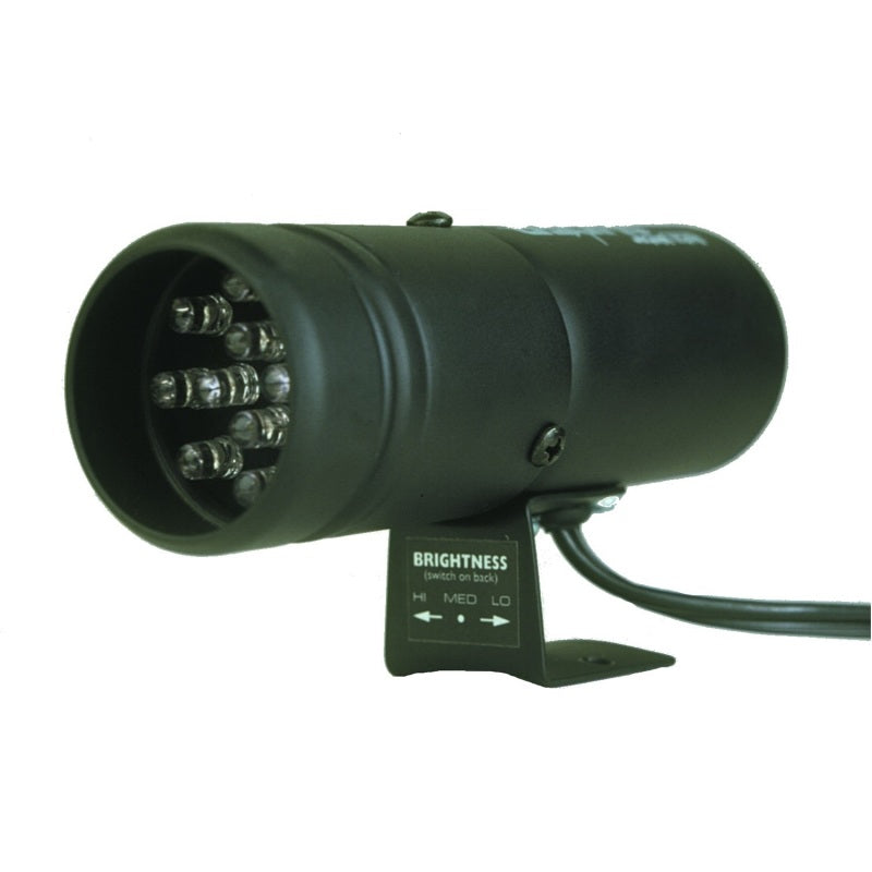 Autometer Tachometer 0-9000 RPM Carbon Fiber Pro-Stock Pedestal w/ Super Lite & Peak Mem 5in (127mm) 6835