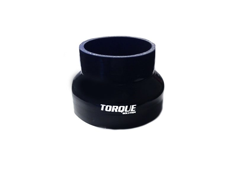 Torque Solution Transition Silicone Coupler for 3" to 4" Black Universal - TS-CPLR-T34BK