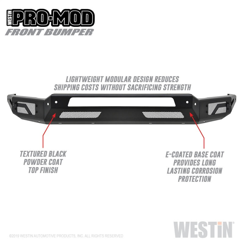 Westin 2010-2019 Dodge Ram 2500/3500 ( Old Body Style )  Pro-Mod Front Bumper Westin