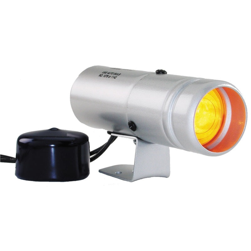 Autometer Amber LED Shift Light Silver 5335