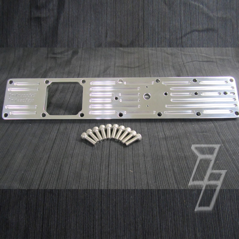 Industrial Injection 89-98.5 Dodge Cummins 5.9L PDM Billet Intake Plate Polished PDM By Industrial Injection
