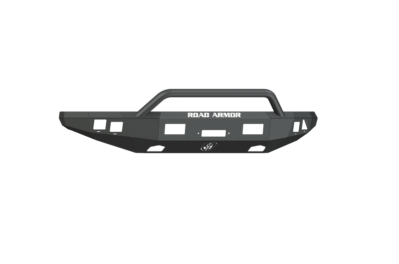 Road Armor 10-14 Ford Raptor Stealth Front Winch Bumper w/Pre-Runner Guard - Tex Blk Road Armor