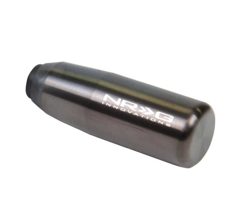 NRG Universal Short Shifter Knob - 3.5in. Length / Heavy Weight .85Lbs - Black Chrome - eliteracefab.com