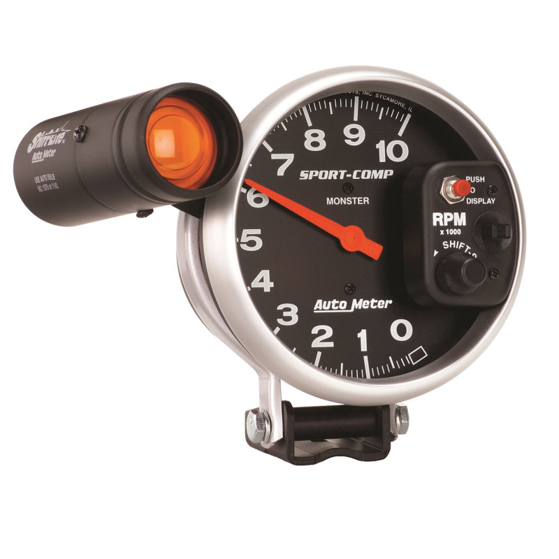 Autometer Sport-Comp 5 inch 10K RPM Shift Light Tach 3904