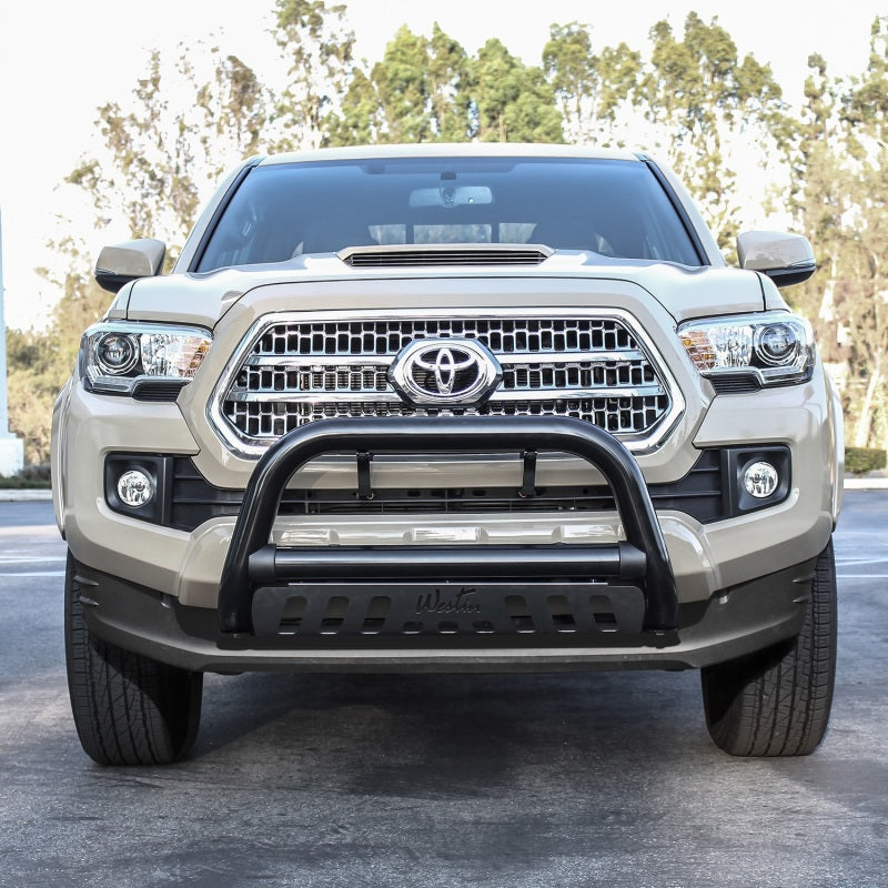 Westin 2016-2018 Toyota Tacoma Ultimate Bull Bar - Black - eliteracefab.com