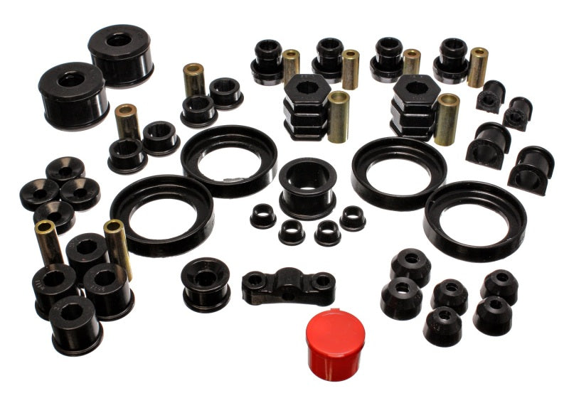 Energy Suspension 99-00 Honda Civic Si Black Hyper-Flex Master Bushing Set - eliteracefab.com