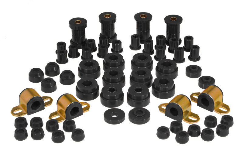 Prothane Total Vehicle Suspension Bushing Kit for 1976–1979 Jeep CJ5/CJ7, Black – 1-2002-BL