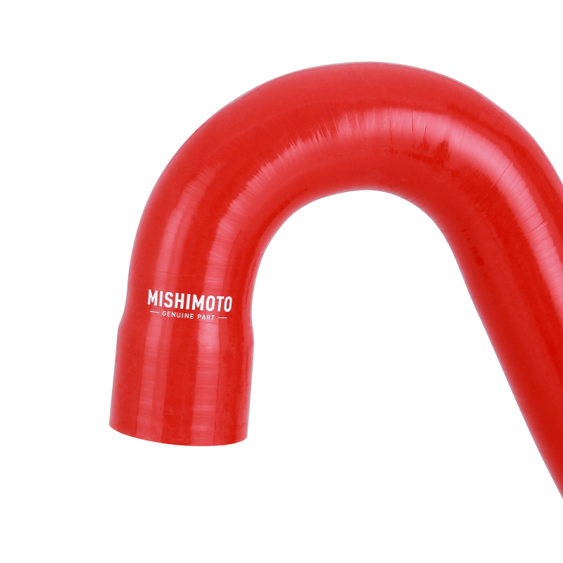Mishimoto 2015+ Ford Mustang GT Silicone Lower Radiator Hose - Red - eliteracefab.com