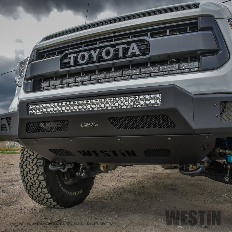 Westin 14-21 Toyota Tundra Pro-Mod Front Bumper - Tex. Blk Westin