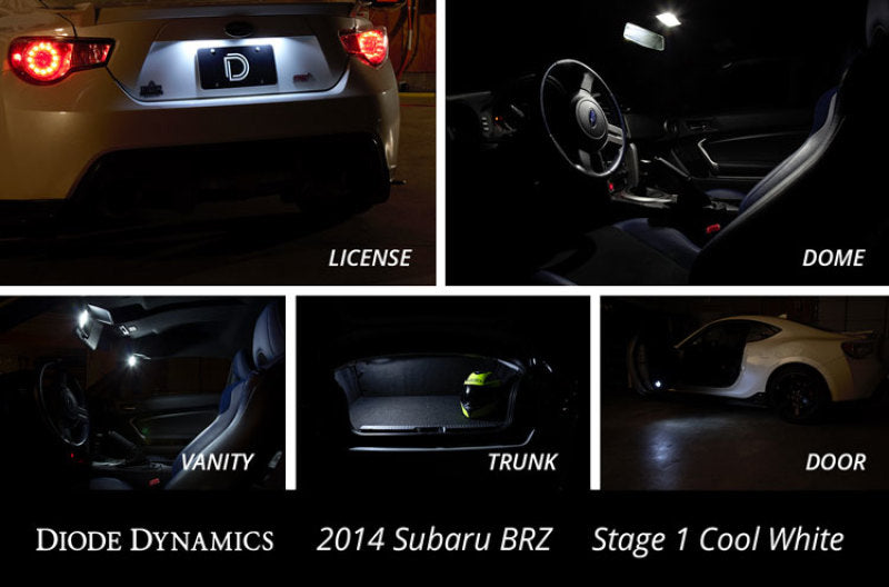 Diode Dynamics Subaru BRZ Interior Kit Stage 1 - Cool - White Diode Dynamics
