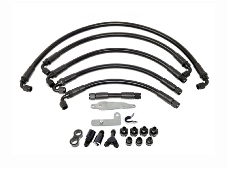 Torque Solution PTFE Fuel Line Kit for 2008-2021 Subaru WRX STI /WRX - TS-SU-6FLK-AM-P-08