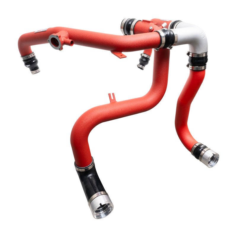 Injen 2021-2023 Ford Bronco V6-2.7L Twin Turbo EcoBoost Intercooler Pipes (Wrinkle Red) - SES9301ICPWR