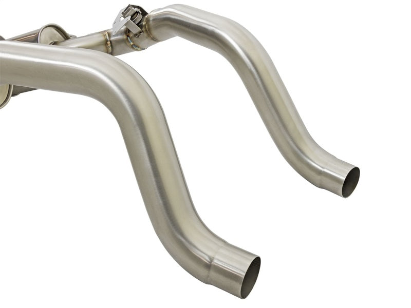 aFe MACHForce XP 3in-2 1/2in Axle Back 304SS Exhaust w/ Polished Tips 14-17 Chevy Corvette V8-6.2L aFe