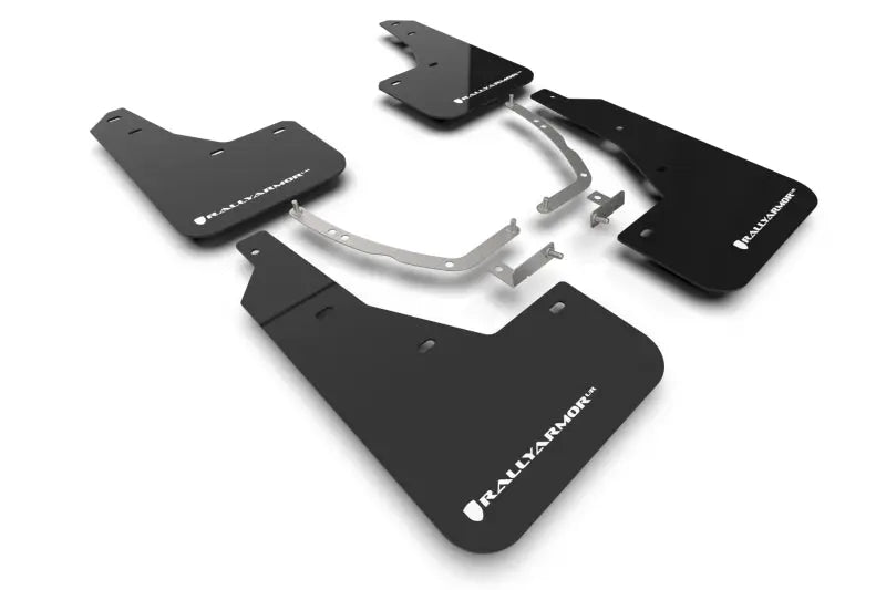 Rally Armor 2022 Hyundai Ioniq 5 Black Mud Flap w/ White Logo - eliteracefab.com