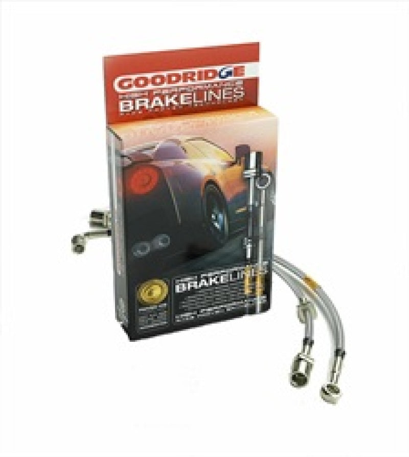 Goodridge 13-15 Nissan Sentra w/ Rear Disc Brakes SS Brake Line Kit Goodridge