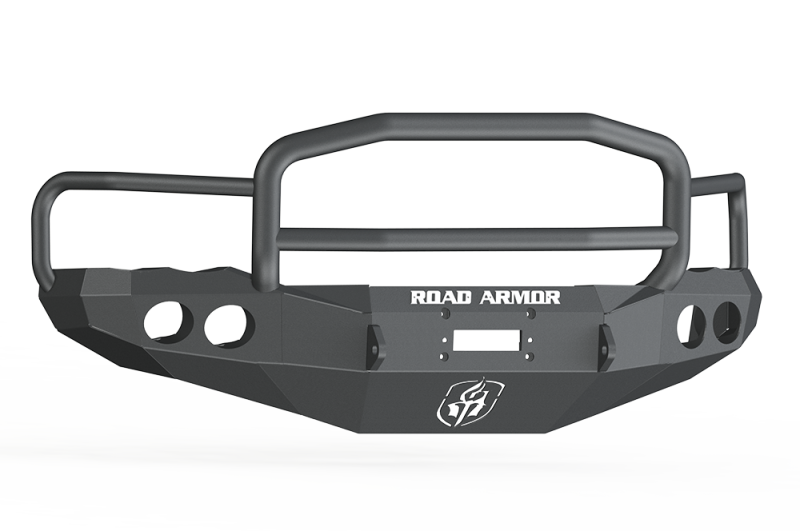 Road Armor 02-05 Dodge 1500 Stealth Front Winch Bumper w/Lonestar Guard - Tex Blk Road Armor