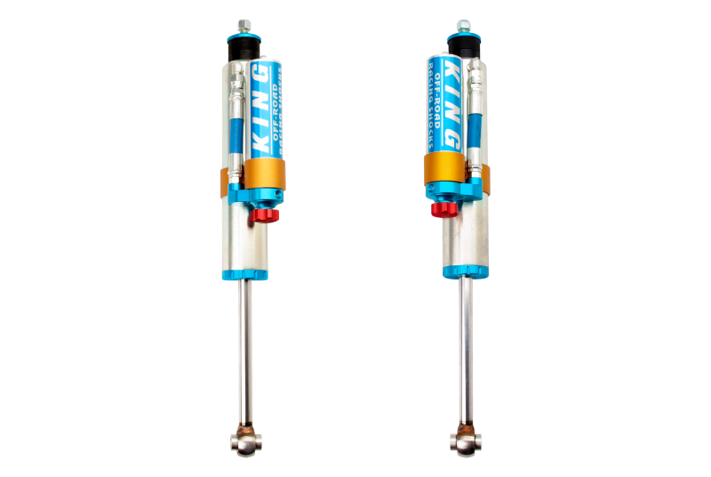 King Shocks 2005+ Ford F-250 4WD Front 2.5 Dia Remote Reservoir Shock w/Adj for 1-2.5in Lift (Pair) - eliteracefab.com