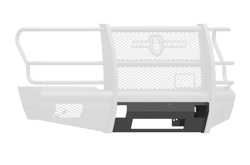 Road Armor 17-20 Ford F-250 Vaquero Front Non-Winch Plate Non-Winch Plate - Tex Blk Road Armor