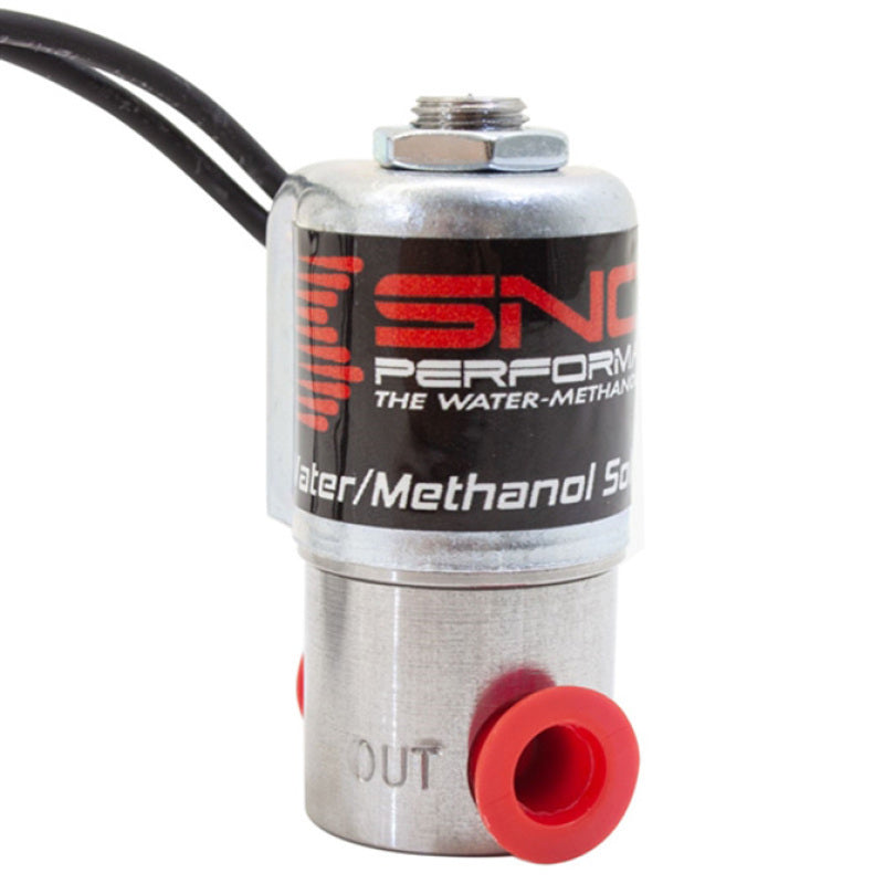 Snow Performance Hi-Flow Water Solenoid Upgd. 4AN Fittings (Systems w/ 4AN SS Braid Line) - eliteracefab.com