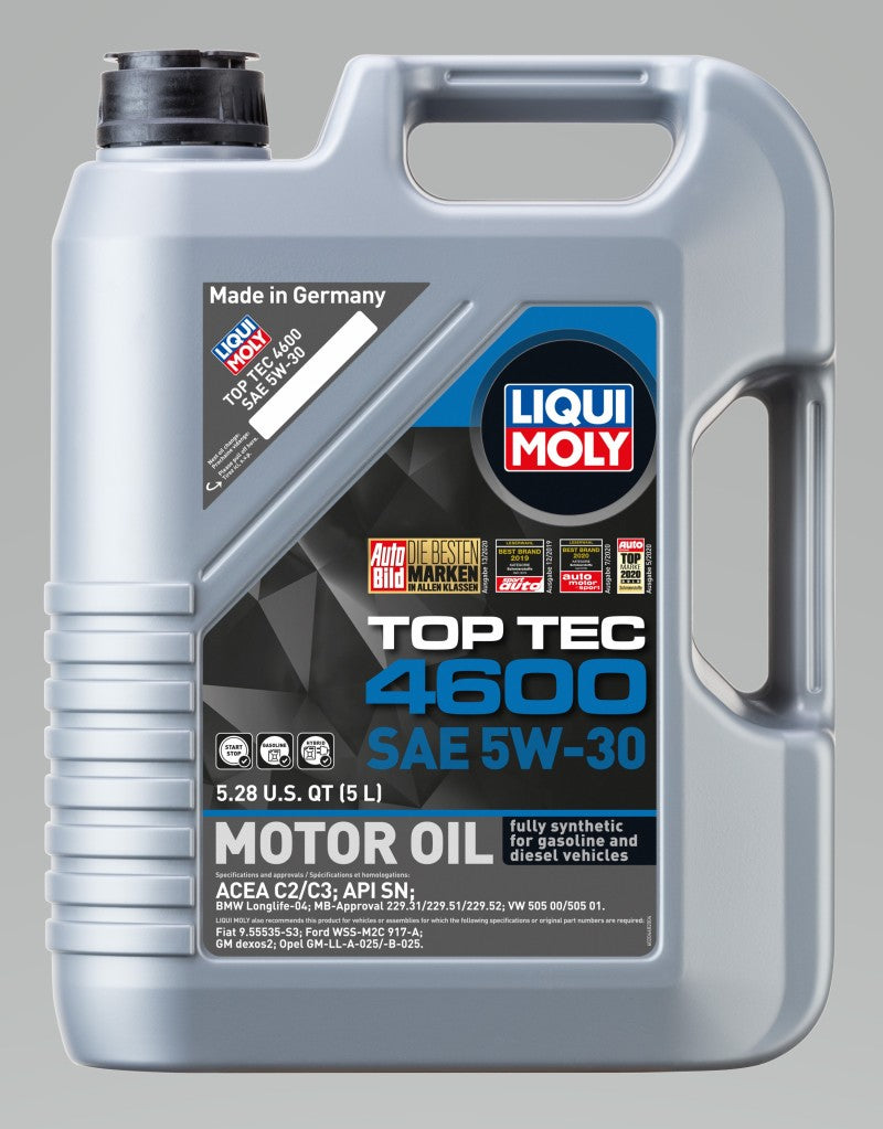 LIQUI MOLY 5L Top Tec 4600 Motor Oil 5W30 LIQUI MOLY