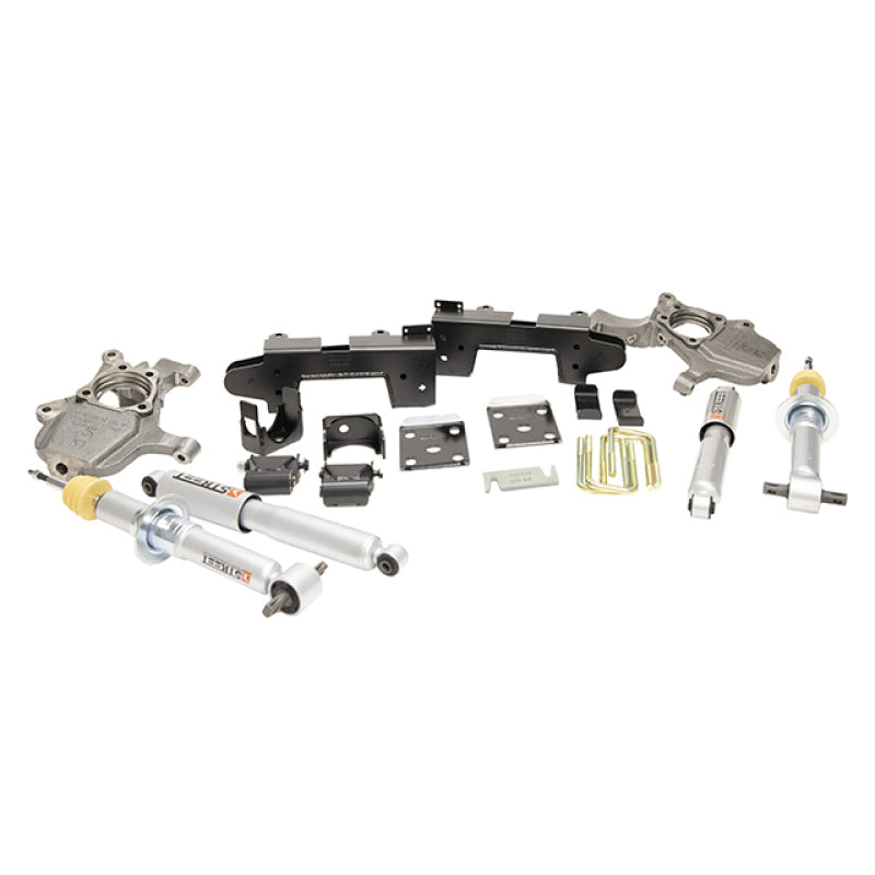Belltech LOWERING Kit 2019 Chevy Silverado 1500/GMC Sierra 1500 4x4 4in Front/6in Rear - eliteracefab.com