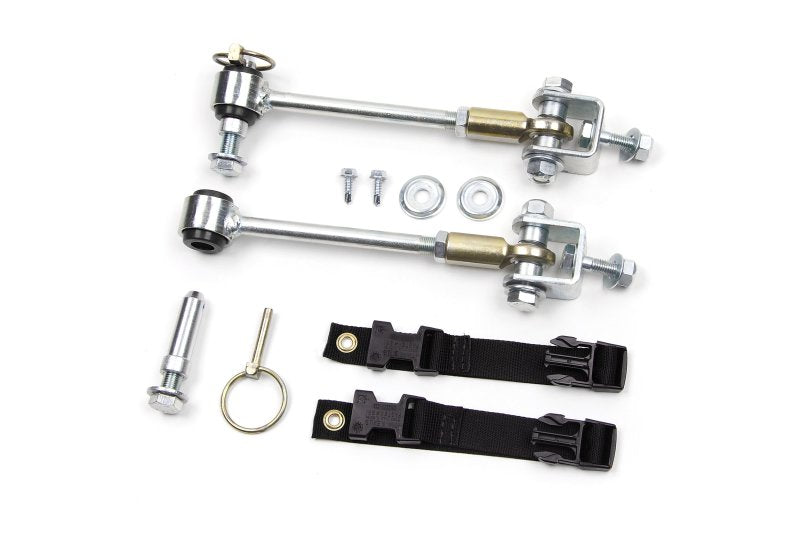 Zone Offroad 97-06 Jeep Wrangler TJ 3-4in Sway Bar Disconnects for 0-2in Lift Kit - eliteracefab.com