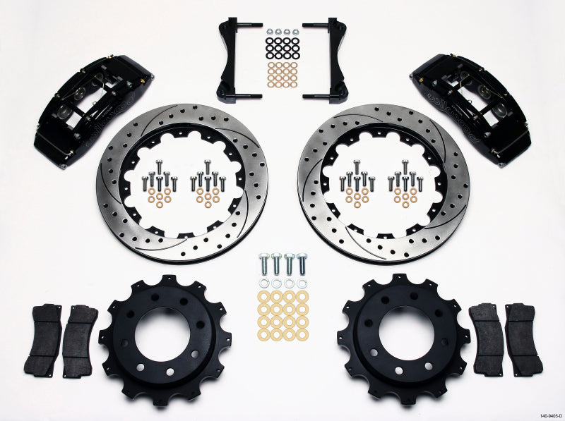 Wilwood TC6R Rear Kit 16.00in Drilled 1999-2010 GM H2 / 2500 4.63 Cntr Wilwood