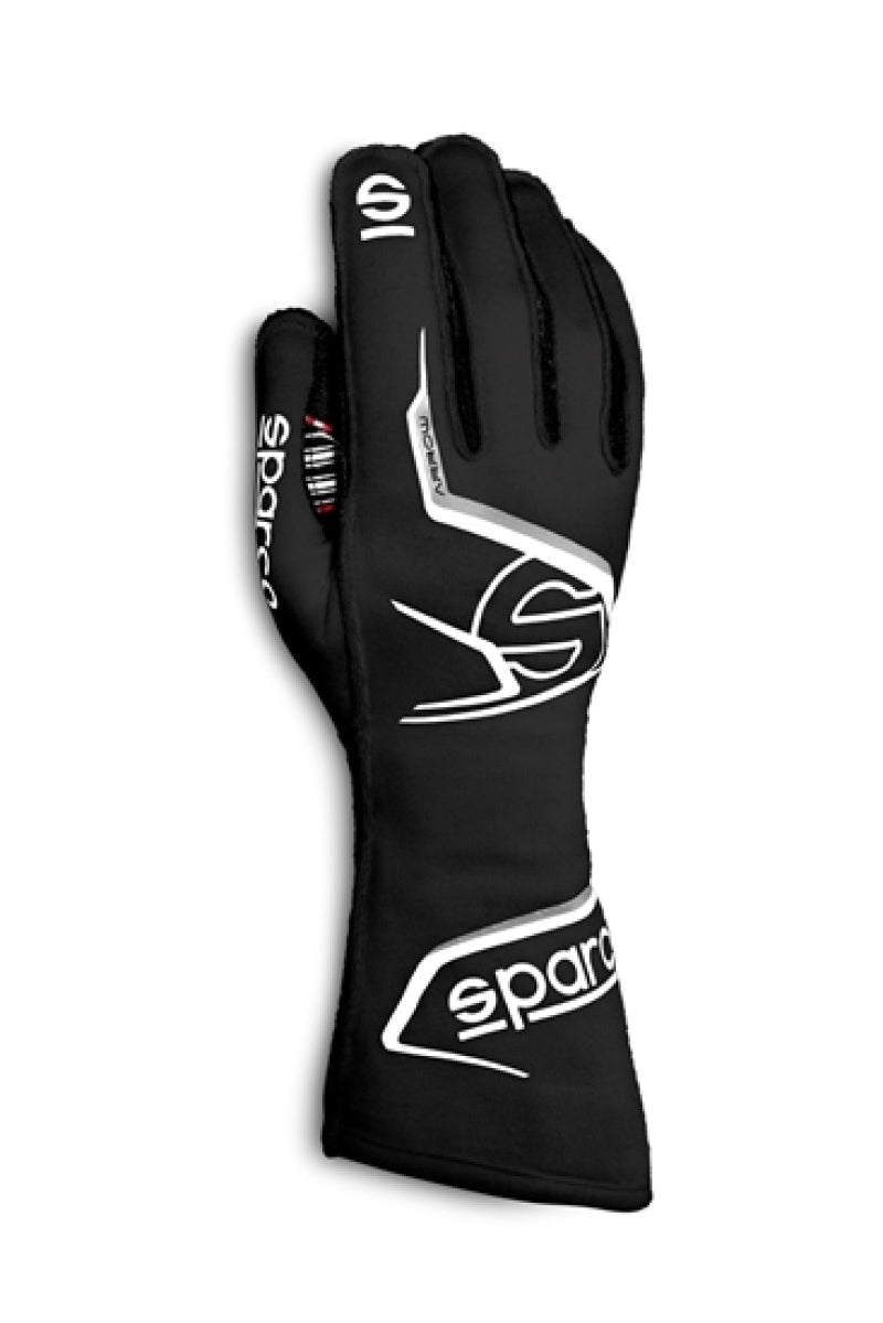 Sparco Glove Arrow 11 BLK/WHT - eliteracefab.com
