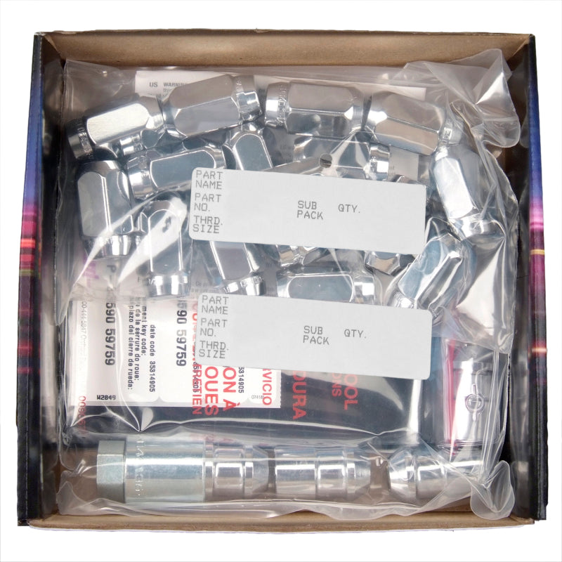 McGard Jeep Wrangler 1/2-20 Chrome Install Kit Cone Seat - 84562