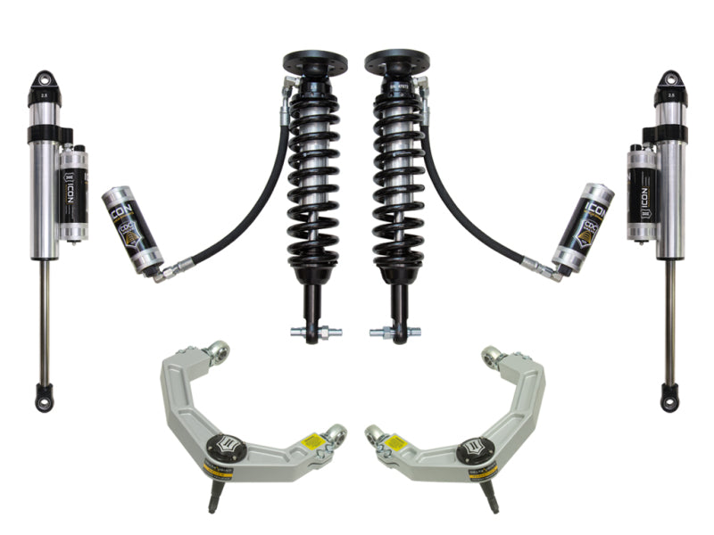 ICON 1.75-2.63in Stage 5 Billet UCA Suspension System for 2014 Ford F-150 4WD - K93065
