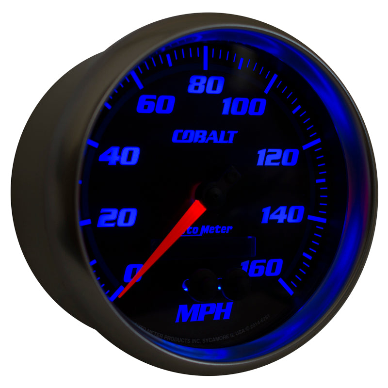 Autometer Cobalt 5in 0-140MPH In-Dash Electronic GPS Programmable Speedometer 6281