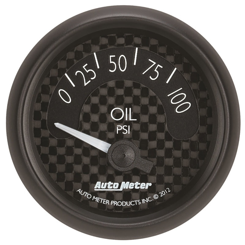 Autometer GT Series 52mm Short Sweep Electronic 0-100 psi Oil Pressure 8027