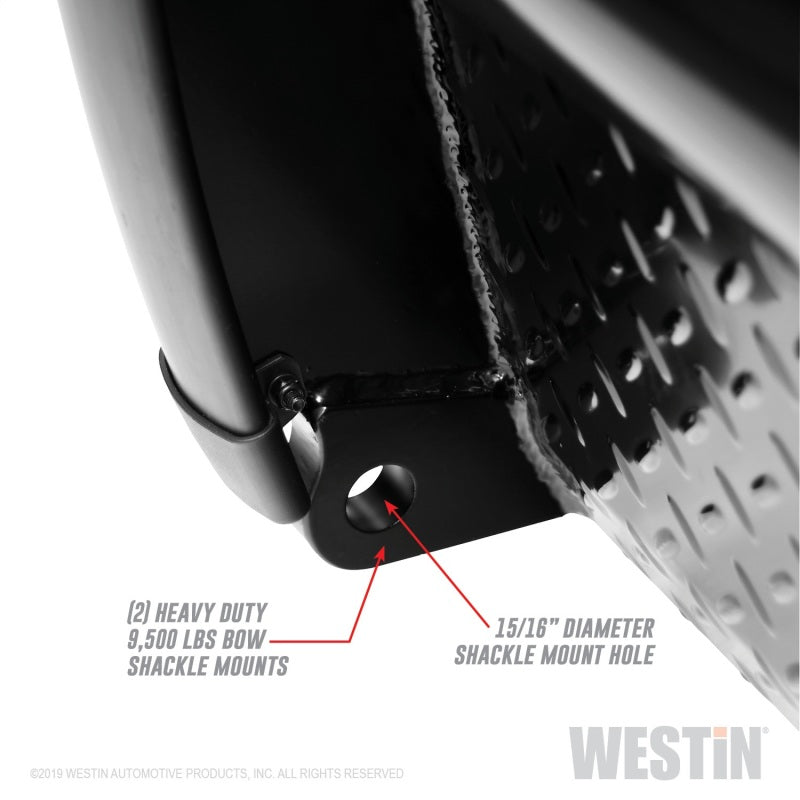 Westin 11-14 Chevrolet Silverado 2500/3500 HDX Bandit Front Bumper - Blk Westin